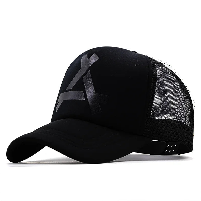 Casquette verte avec texture en maille pour un style sportif