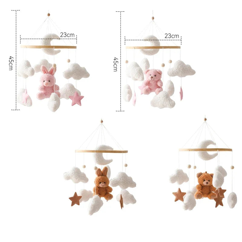 Design harmonieux du mobile pour une chambre de bébé