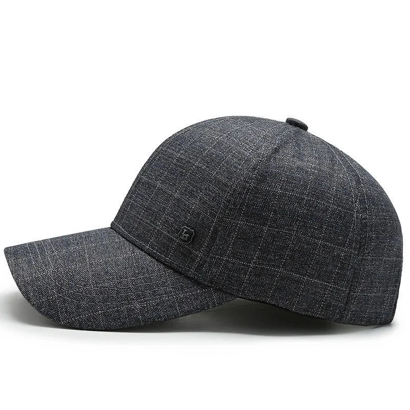 Gros plan sur la texture de la casquette élégante