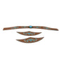 Chapeau cowboy en cuir avec large bordure et cordon