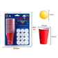 Gros plan sur balles de ping-pong blanches pour jeu