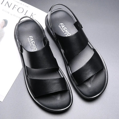 Sandales en PU avec maintien arrière du pied