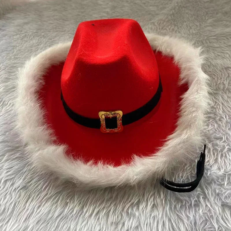 Gros plan sur le détail du cordon d'un chapeau cowboy