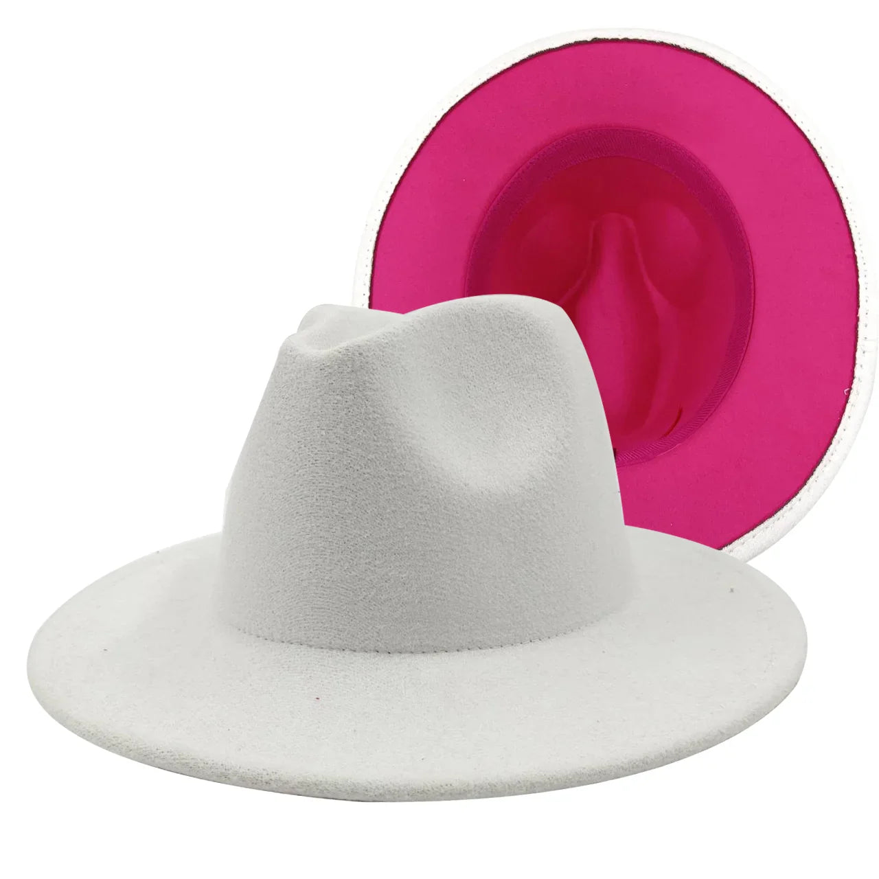 Intérieur d'un chapeau montrant la doublure en coton