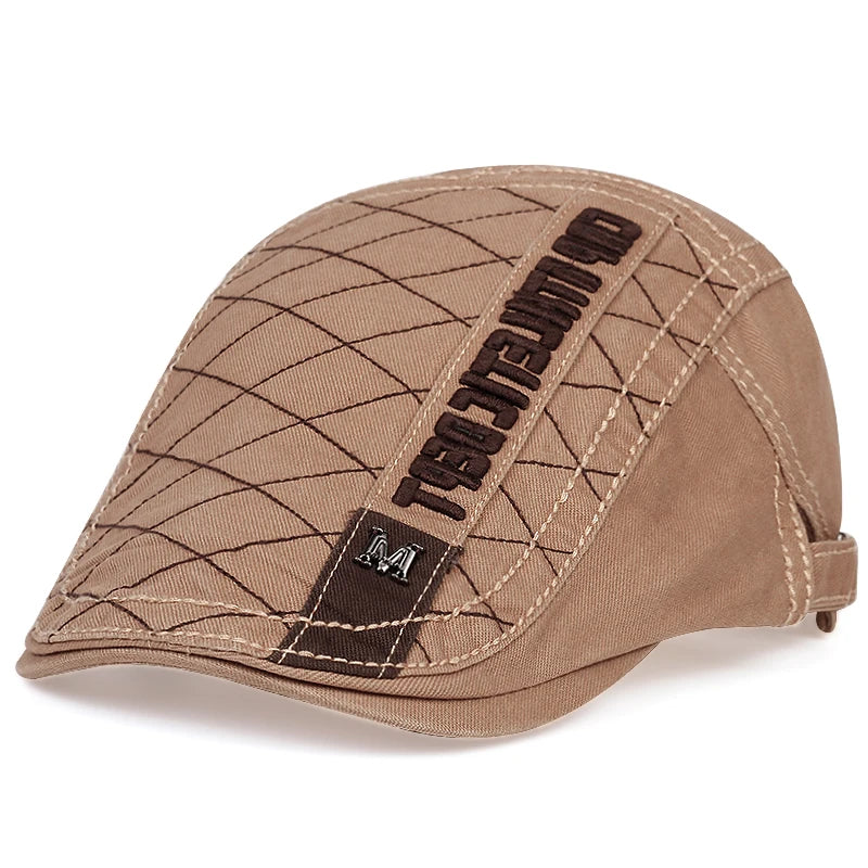 Silhouette masculine avec béret, style citadin chic