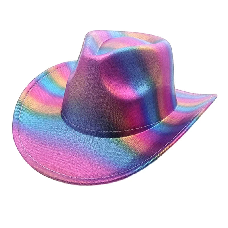 Chapeau cowboy avec ombre projetée sur le sol