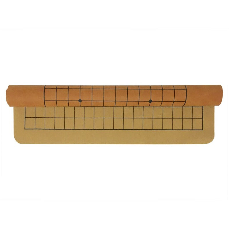 Vue rapprochée du matériau en similicuir du goban
