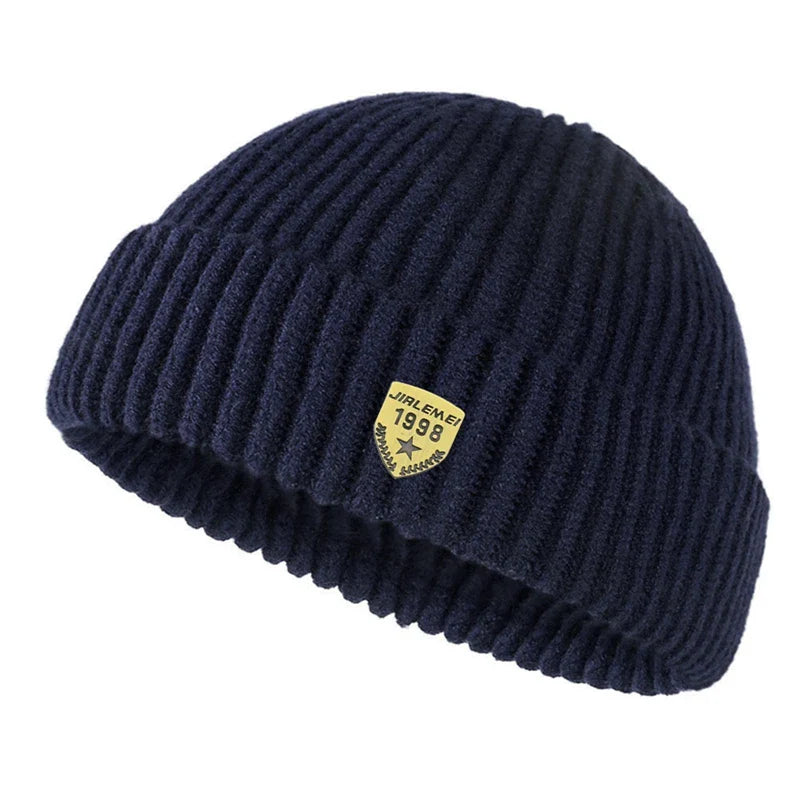 Bonnet ajusté en maille, idéal pour l'hiver