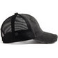 Casquette délavée avec visière incurvée et dos en maille