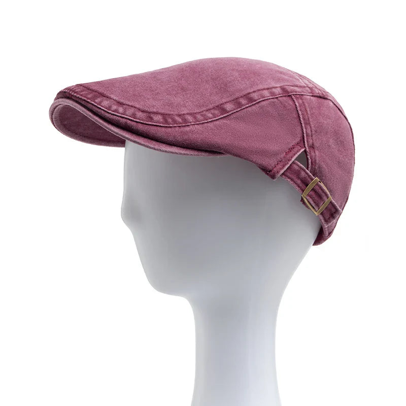 Vue arrière du béret montrant la couture centrale