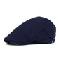 Béret en coton noir sur fond neutre, design classique