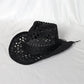 Détail du cordon sur un chapeau cowboy