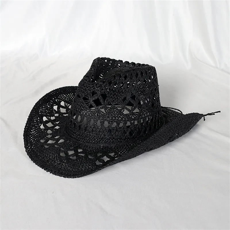 Détail du cordon sur un chapeau cowboy