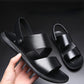 Sandales homme avec brides croisées et semelle épaisse
