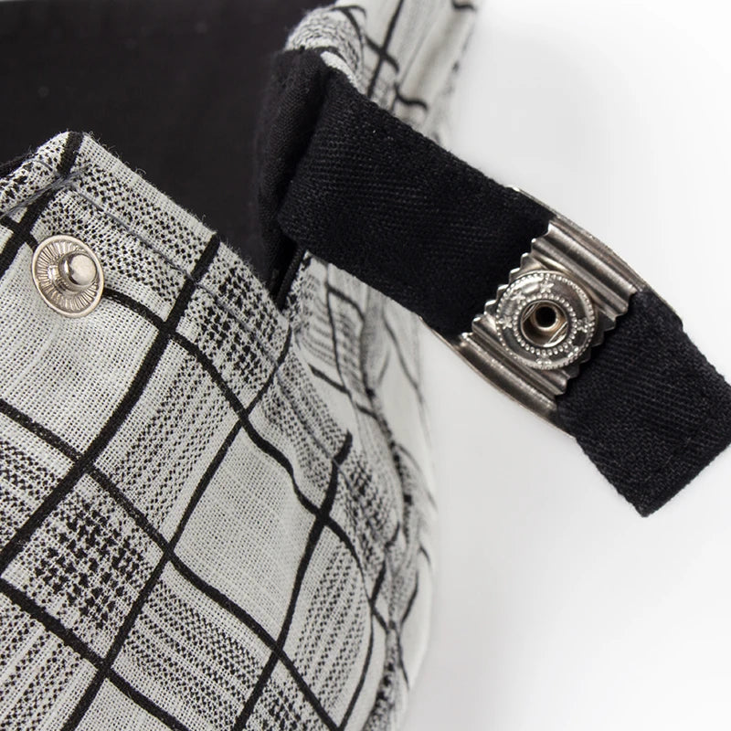 Béret en coton, lignes géométriques sophistiquées