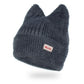 Bonnet en laine, vue de face, design amusant