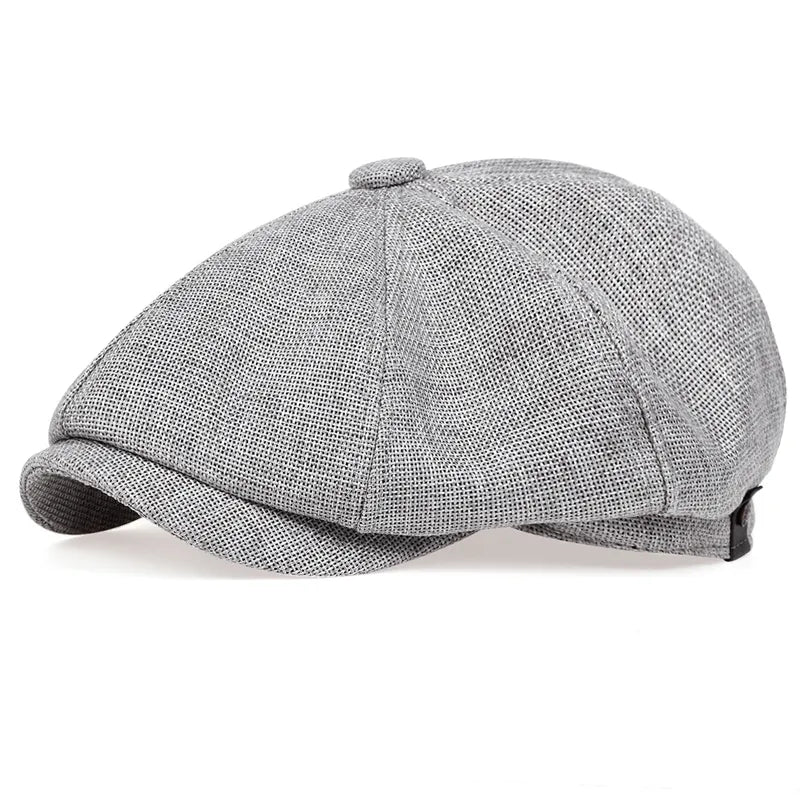 Vue de dessus d'une casquette Gavroche avec détails soignés