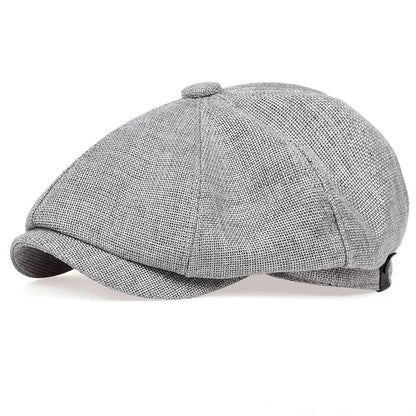 Vue de dessus d'une casquette Gavroche avec détails soignés