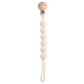 Perles en silicone colorées sur l'attache sucette pour bébé