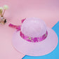 Détail du tissage naturel d'un chapeau de paille