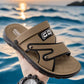 Vue latérale de sandales confortables pour homme
