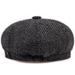 Casquette Gavroche vue de dessus, détails de couture visibles
