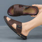 Sandales homme avec design croisé et semelle antidérapante