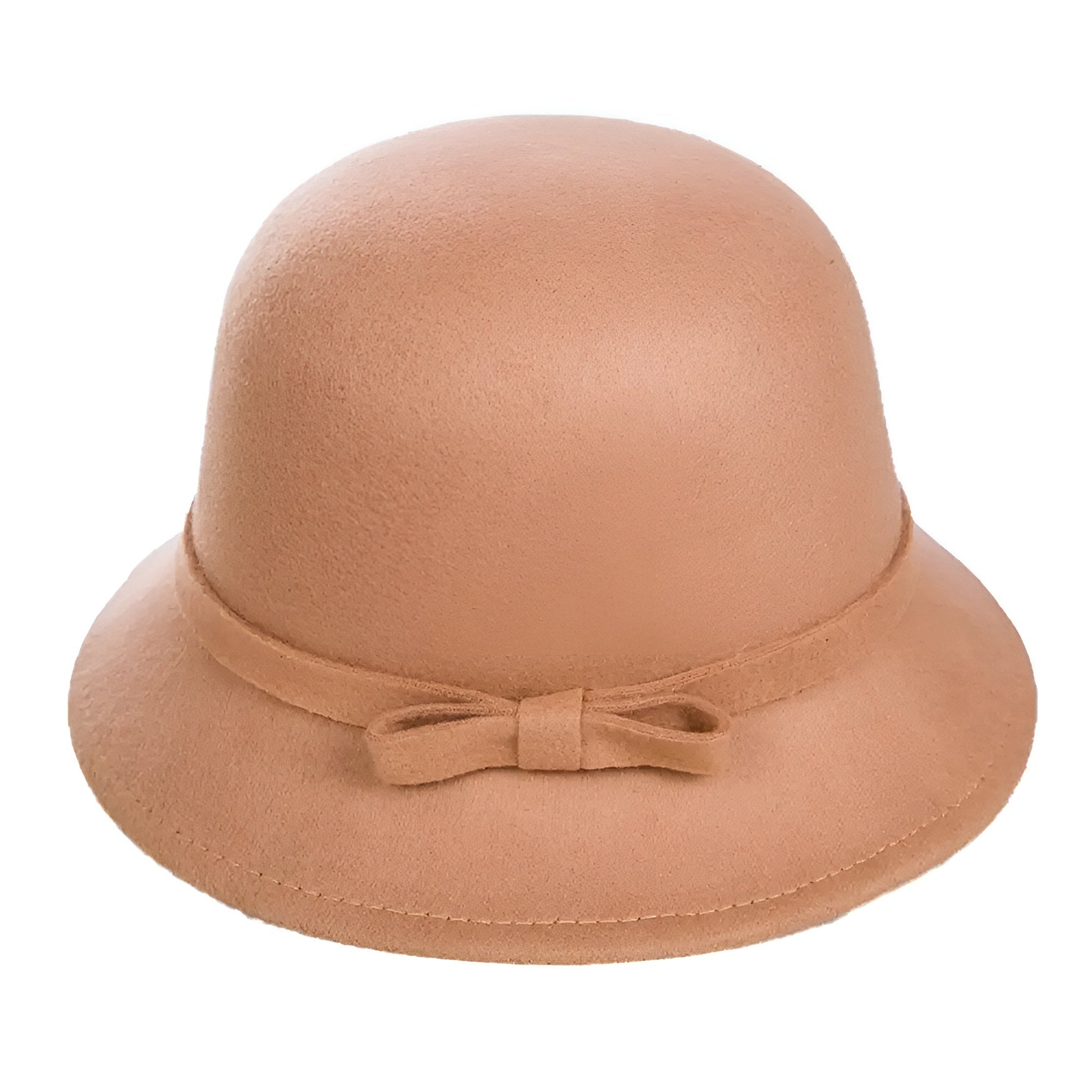 Chapeau cloche noir avec ruban élégant sur mannequin
