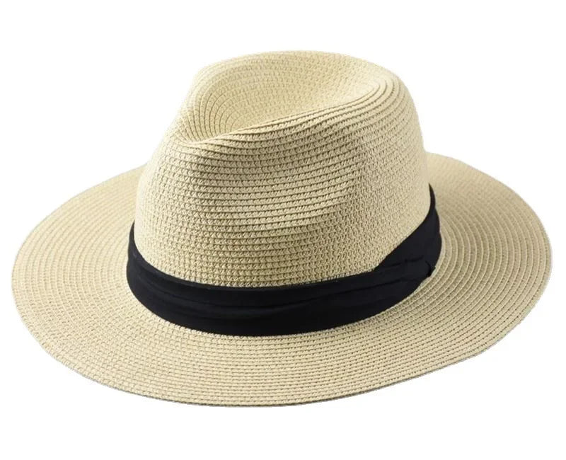 Chapeau Panama sur fond neutre, style intemporel