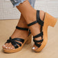 Sandales Compensées Femme s9321862d6ada49a6a464f8376865e38bl vue de détail