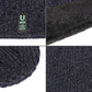 Vue latérale d'un bonnet en tricot épais