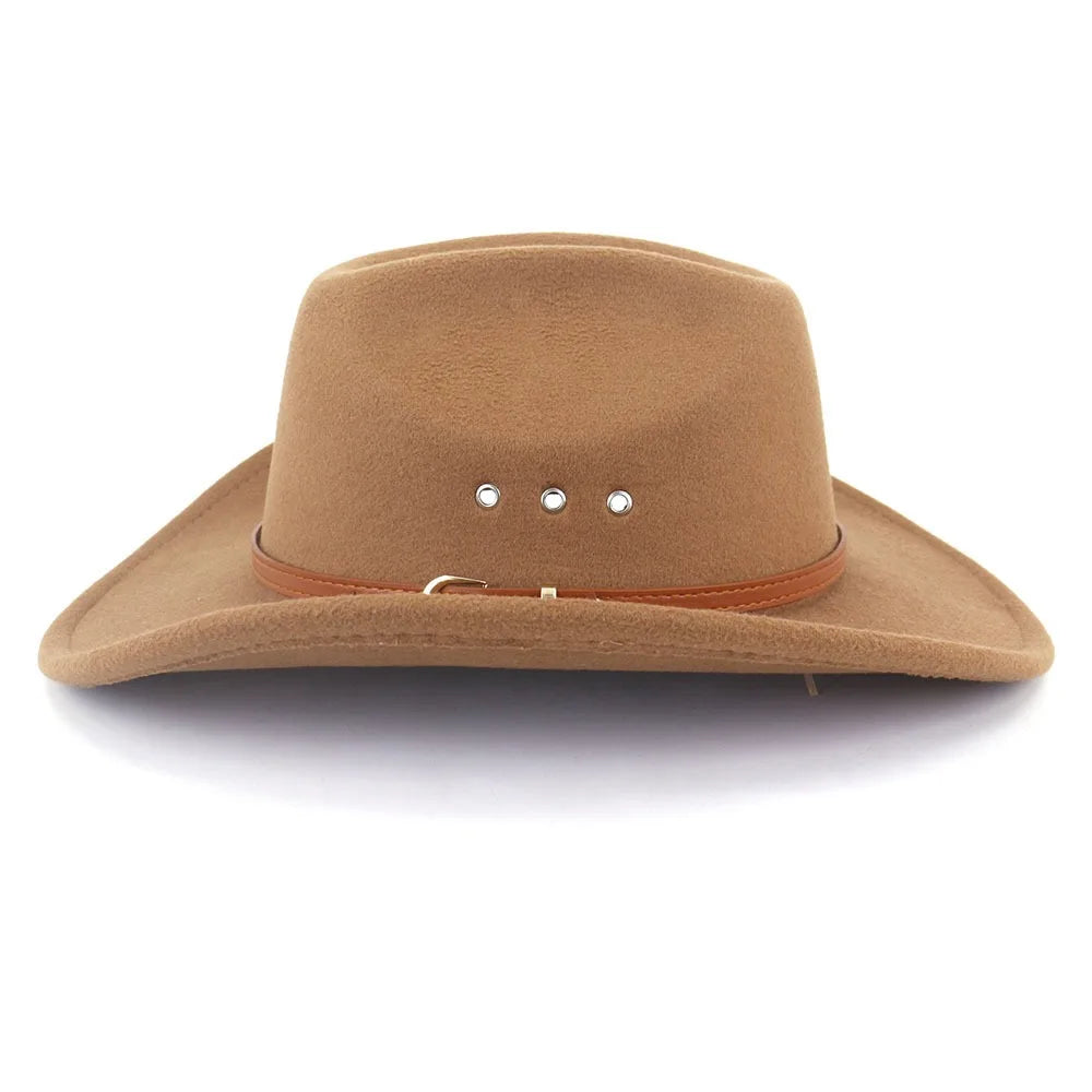 Vue rapprochée du cordon sur un chapeau de cowboy