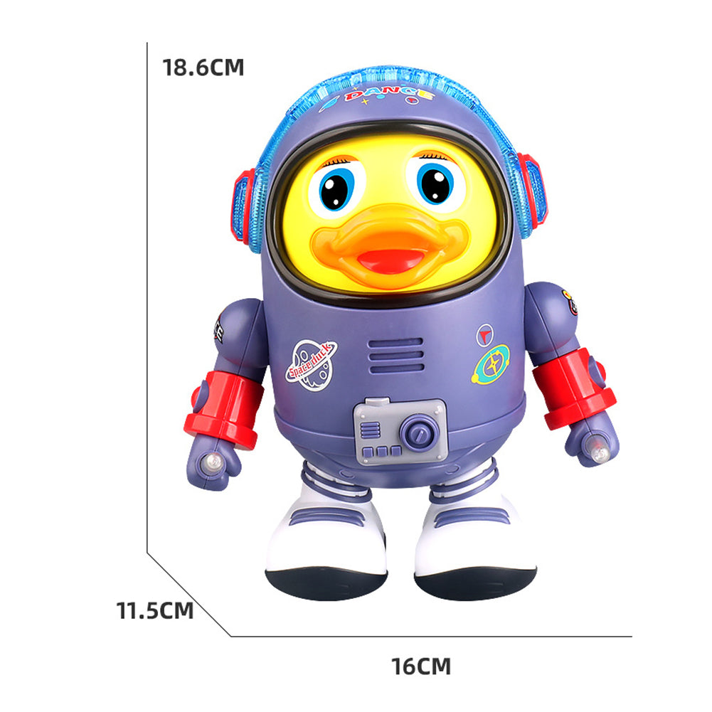 Jouet astronaute avec lumières LED colorées et mouvements latéraux