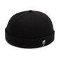 Zoom sur la texture douce du coton du bonnet