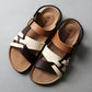 Sandales homme avec talon moyen pour usage quotidien