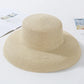 Chapeau de paille ajustable avec ruban intérieur