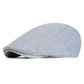 Homme de profil avec béret noir, look urbain