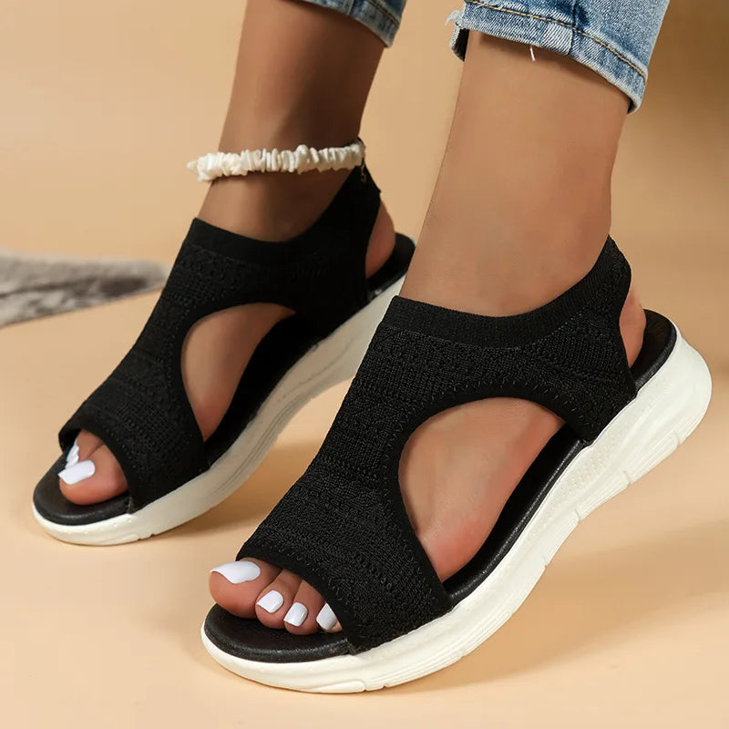 Sandales estivales avec maintien optimal du pied