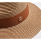 Vue rapprochée du tressage soigné du chapeau Panama