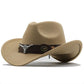 Chapeau cowboy avec détails de couture visibles
