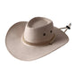 Chapeau cowboy sur une selle de cheval en cuir