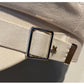 Casquette gavroche beige avec visière courte