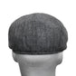 Béret en coton sur fond neutre, vue latérale