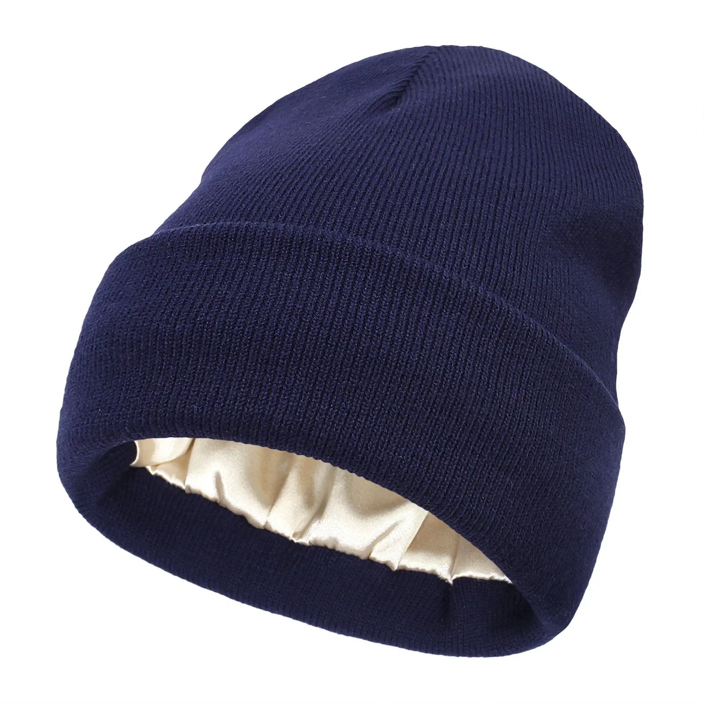 Collection de bonnets en satin de différentes couleurs