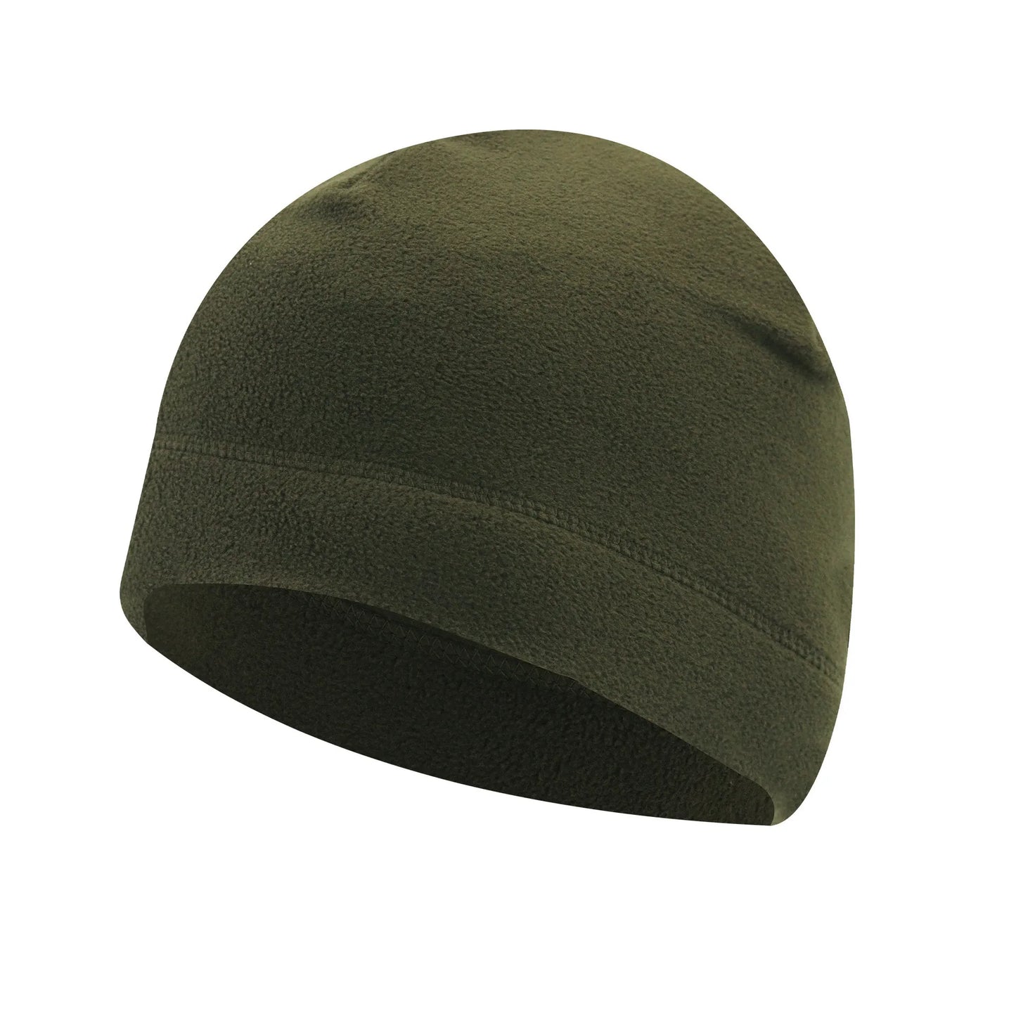 Détail du tricot extensible du bonnet en polaire