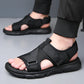 Sandales ouvertes pour homme avec semelle en caoutchouc