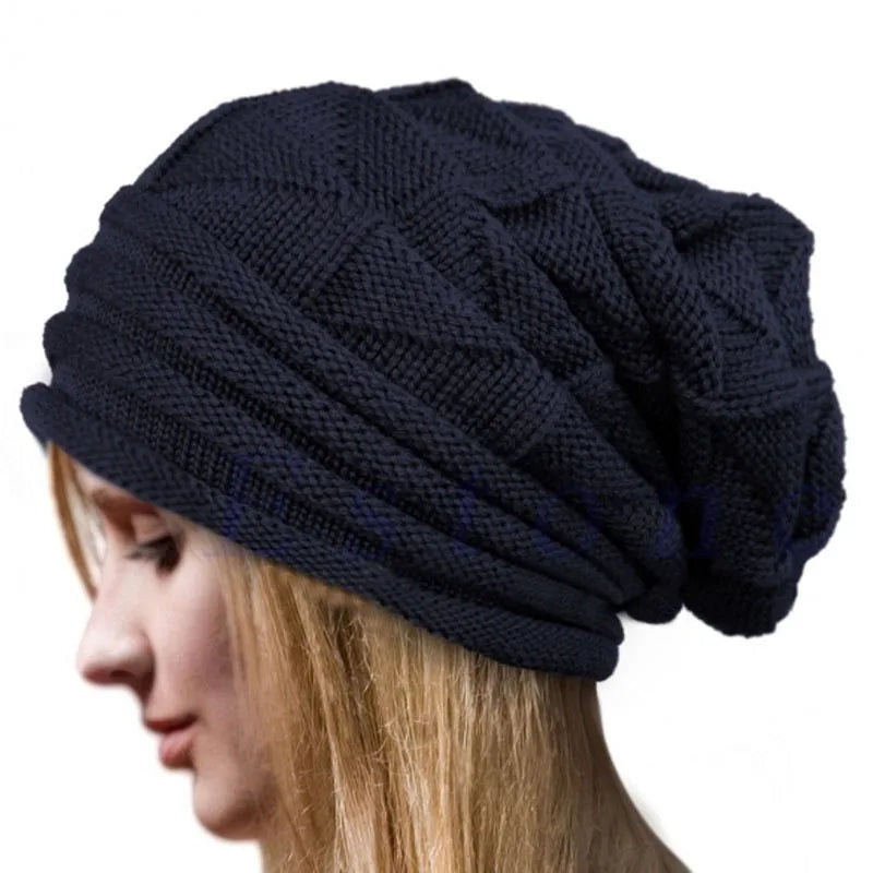 Détail du bonnet montrant la maille géométrique