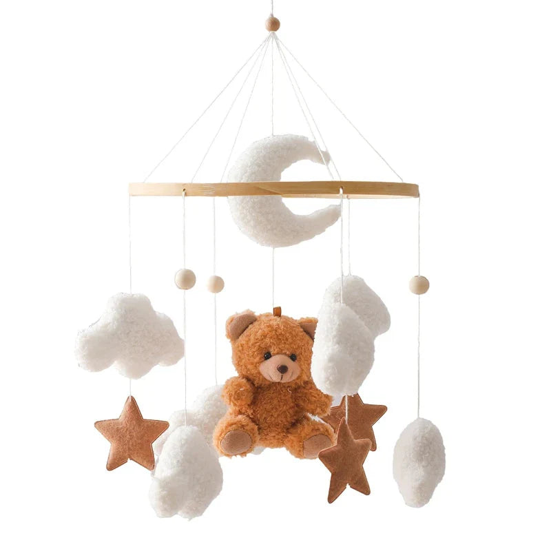 Mobile pour bébé avec matériaux naturels et sûrs