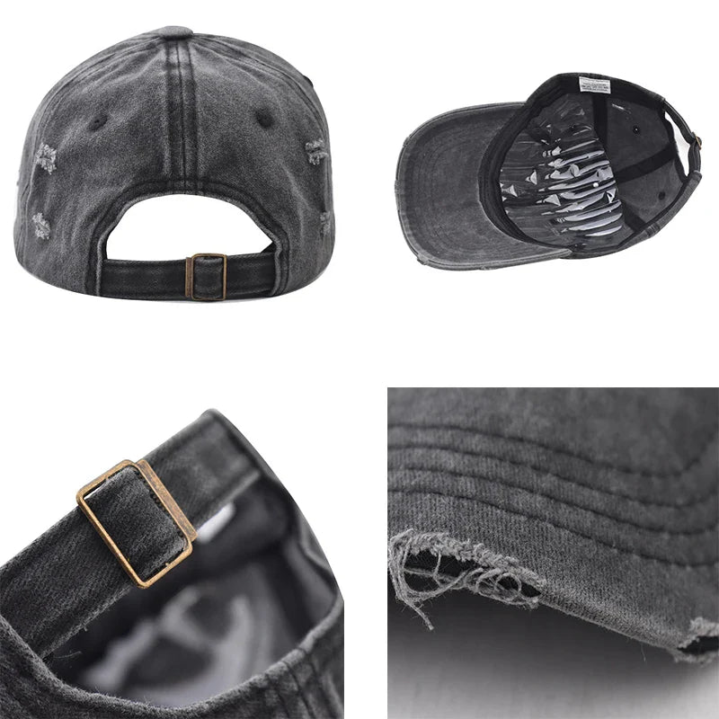 Gros plan sur la texture vieillie d'une casquette