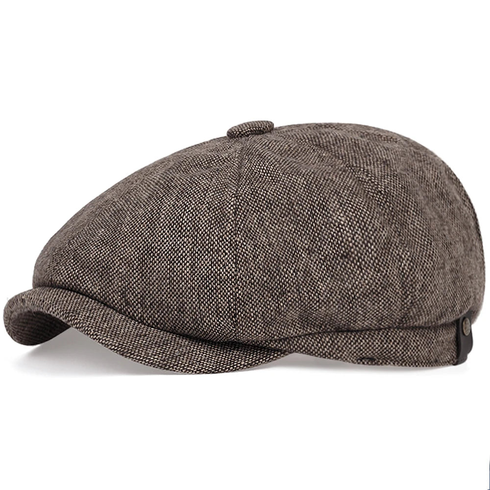 Casquette Gavroche Rétro-Chic sc6bb913b1e7849c7a7df886651886ce33 vue latérale